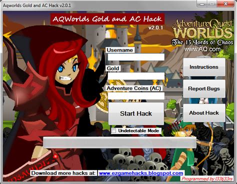 aqworlds hacked version.